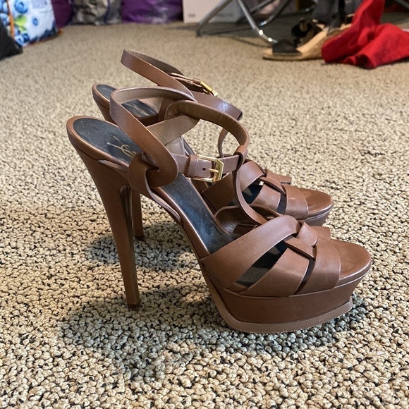 Yves Saint Laurent Stiletto Sandal Women's Size EU37 in EUC - Picture 2 of 12